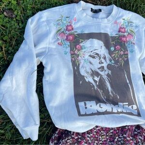 Floral Graphic Blondie Sweatshirt